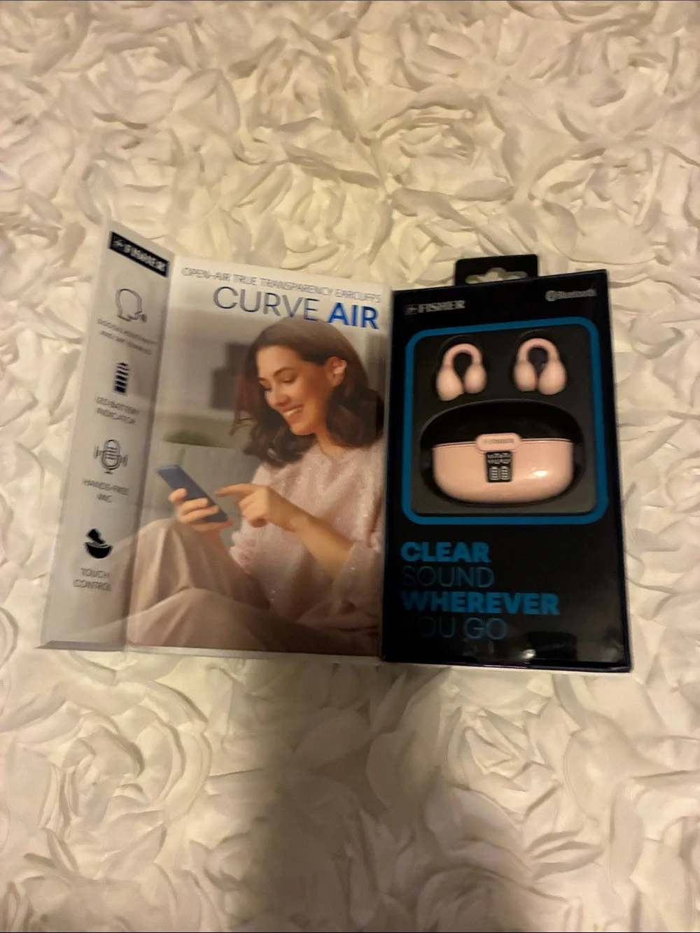 Curve Air Bluetooth Open-Air Earbuds - Rose Gold